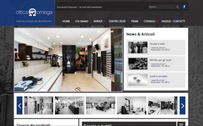 BlogNow 3 Sito istituzionale Otticaomega.it
