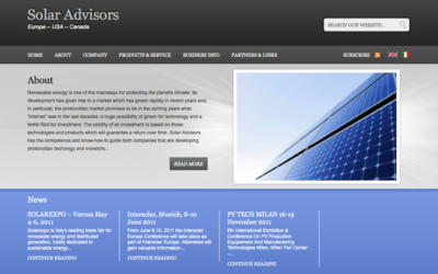 BlogNow 5 Sito istituzionale Solar-advisors.com