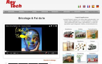 BlogNow 8 Sito strategico + produzione e presidio video su YouTube per Raytech