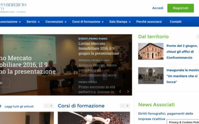 BlogNow 9 Sviluppo della presenza in Rete di Confcommercio Lecco