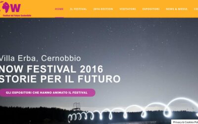 BlogNow 11 Il sito per Now – Festival del futuro sostenibile