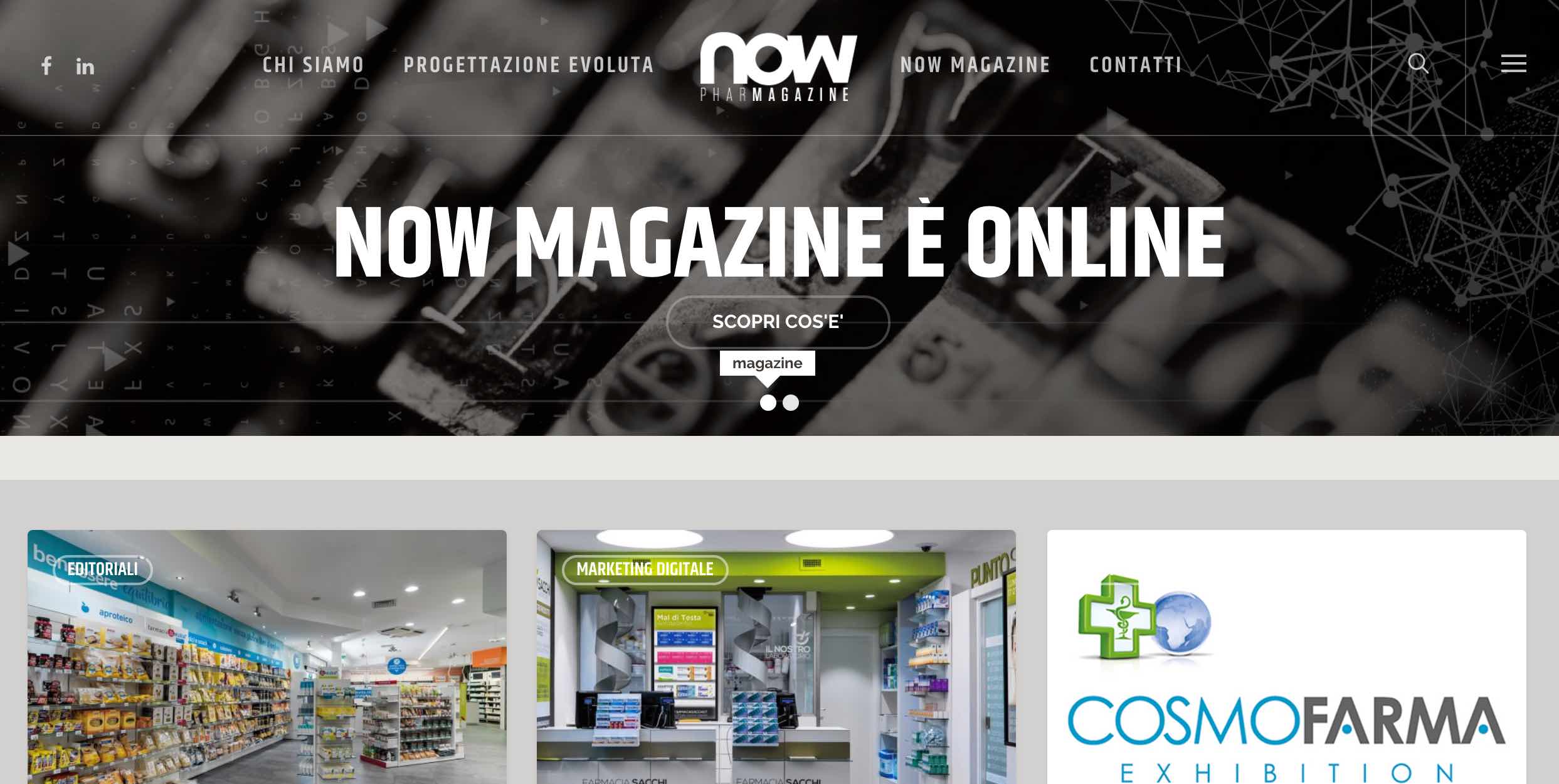 Sito Now – Progetto Farmacie