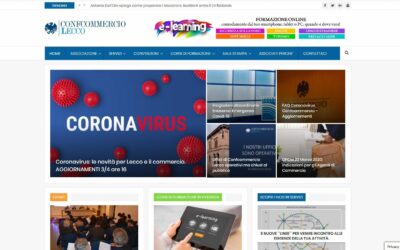 BlogNow 4 Confcommercio Lecco: restyling sito